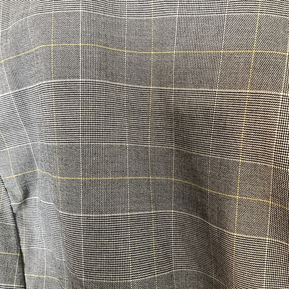 Mango MNG Gray Shift Dress Plaid Long Sleeve Knee Length 4 - Picture 12 of 13